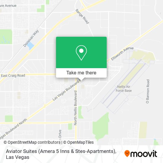 Aviator Suites (Amera 5 Inns & Stes-Apartments) map