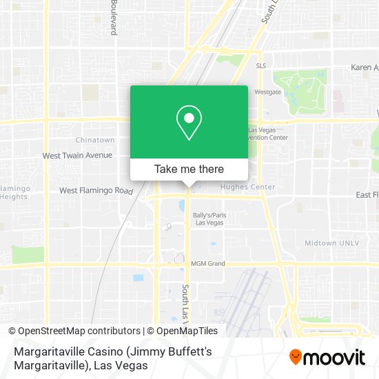 Margaritaville Casino (Jimmy Buffett's Margaritaville) map