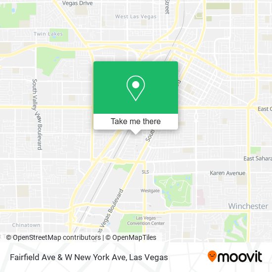 Fairfield Ave & W New York Ave map