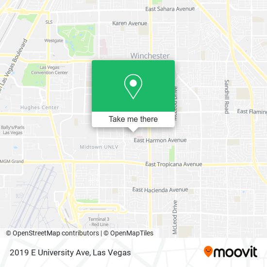 2019 E University Ave map