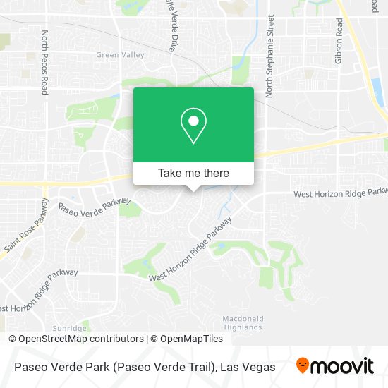 Paseo Verde Park (Paseo Verde Trail) map