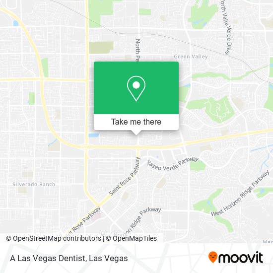 A Las Vegas Dentist map