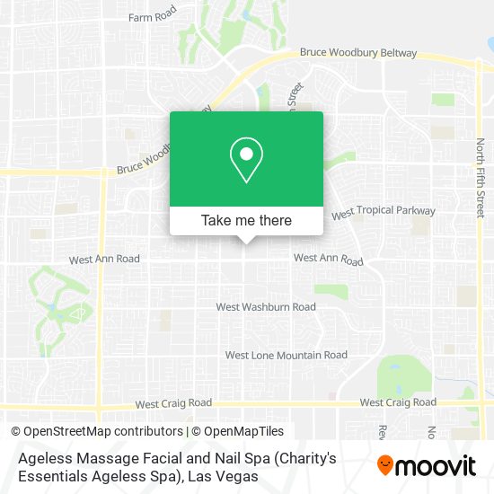 Ageless Massage Facial and Nail Spa (Charity's Essentials Ageless Spa) map