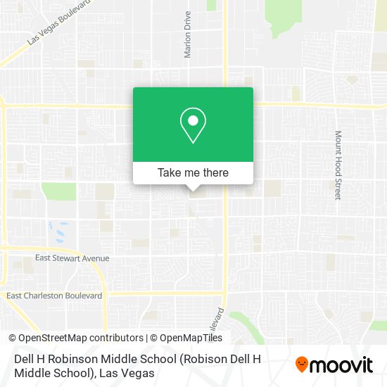 Dell H Robinson Middle School map