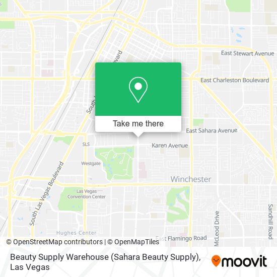 Beauty Supply Warehouse (Sahara Beauty Supply) map