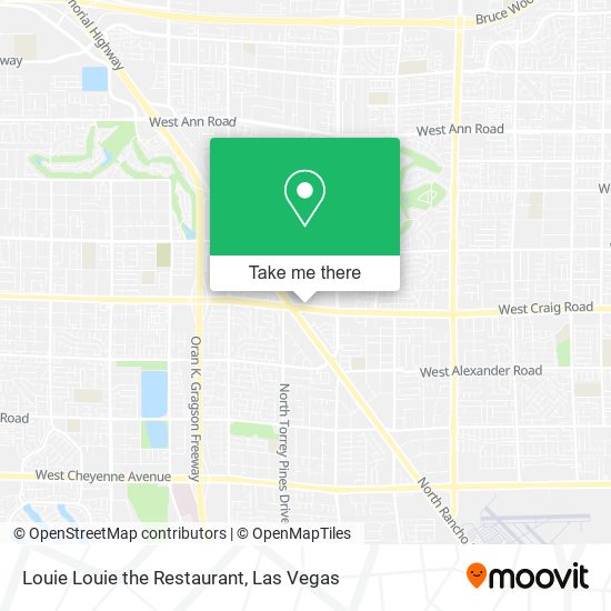 Mapa de Louie Louie the Restaurant
