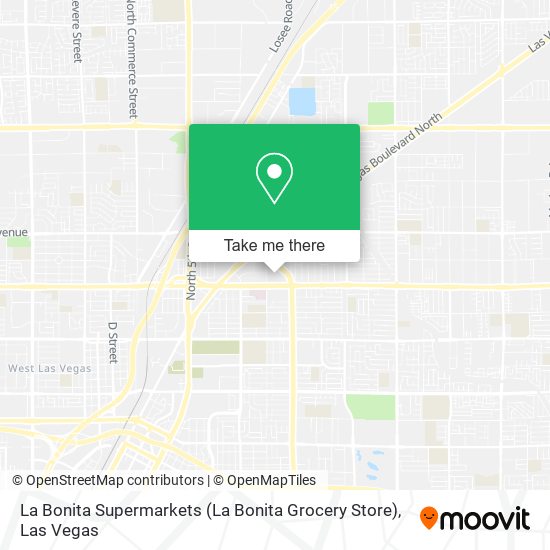 Mapa de La Bonita Supermarkets (La Bonita Grocery Store)