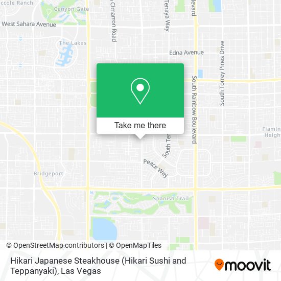 Mapa de Hikari Japanese Steakhouse (Hikari Sushi and Teppanyaki)