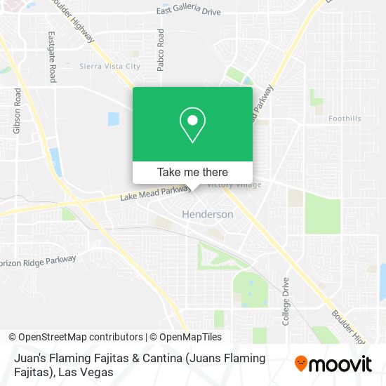 Mapa de Juan's Flaming Fajitas & Cantina (Juans Flaming Fajitas)