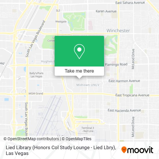 Lied Library (Honors Col Study Lounge - Lied Lbry) map