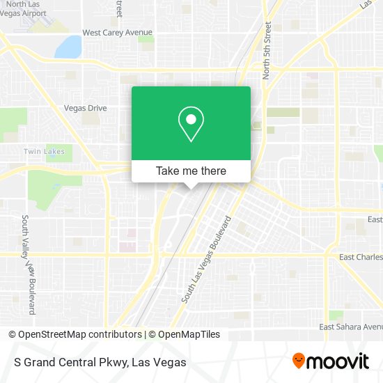 S Grand Central Pkwy map
