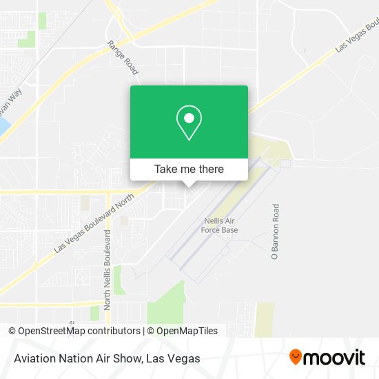 Aviation Nation Air Show map