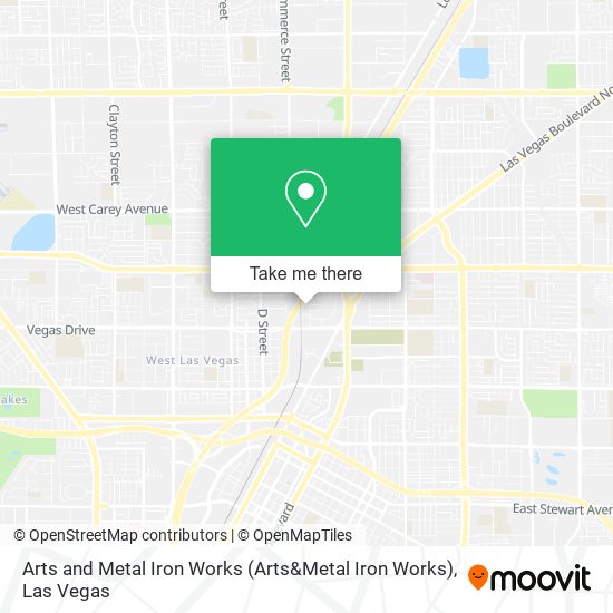 Arts and Metal Iron Works map