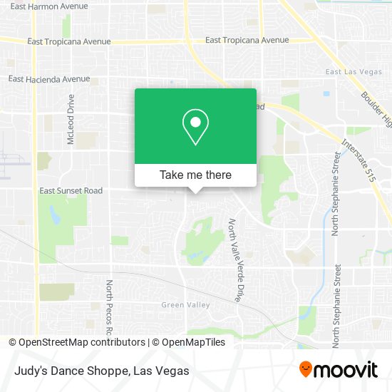 Judy's Dance Shoppe map