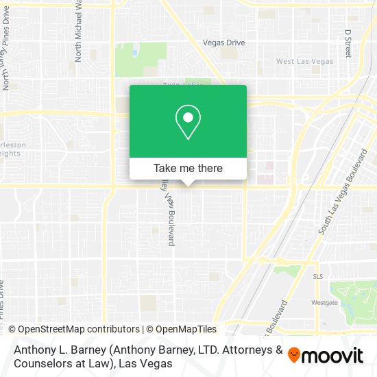 Anthony L. Barney (Anthony Barney, LTD. Attorneys & Counselors at Law) map