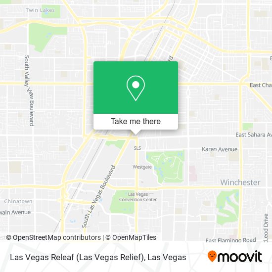 Las Vegas Releaf (Las Vegas Relief) map