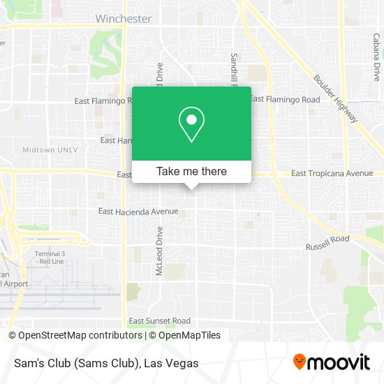 Sam's Club (Sams Club) map