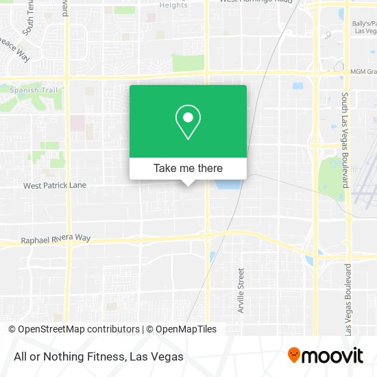 All or Nothing Fitness map