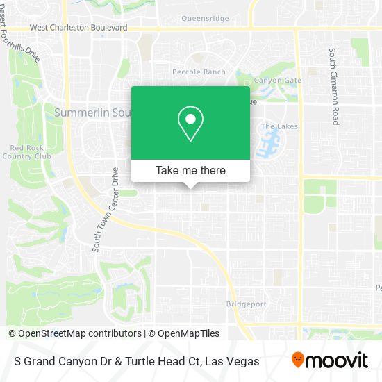 S Grand Canyon Dr & Turtle Head Ct map