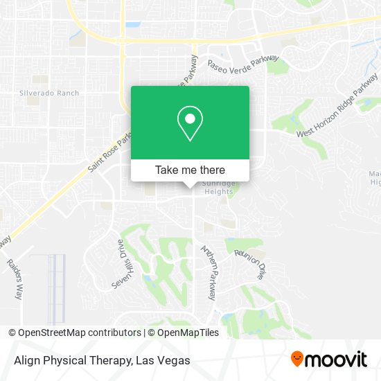 Align Physical Therapy map