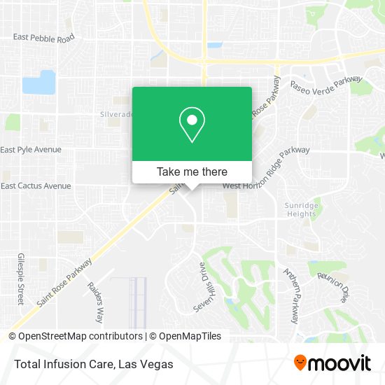 Mapa de Total Infusion Care