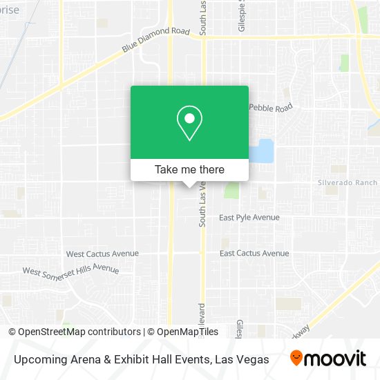 Mapa de Upcoming Arena & Exhibit Hall Events