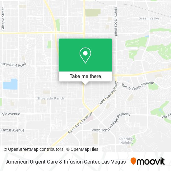 American Urgent Care & Infusion Center map
