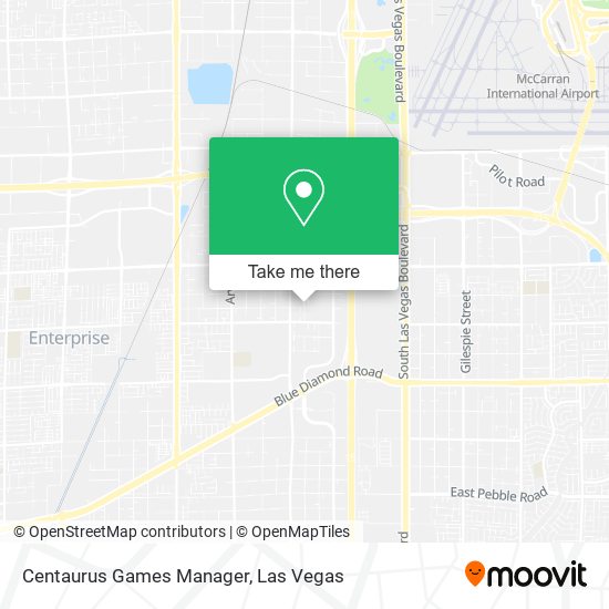 Centaurus Games Manager map