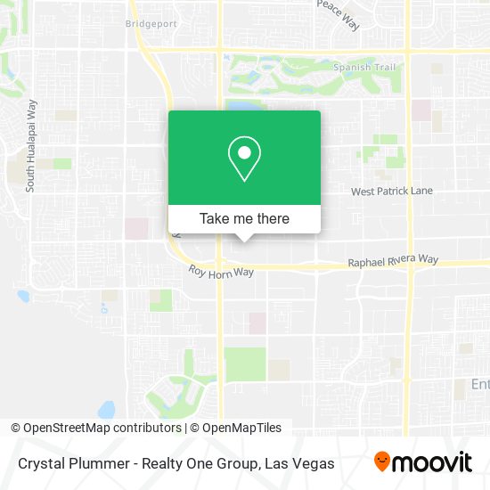 Crystal Plummer - Realty One Group map