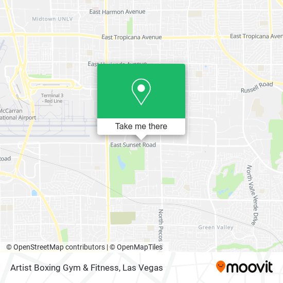 Artist Boxing Gym & Fitness map