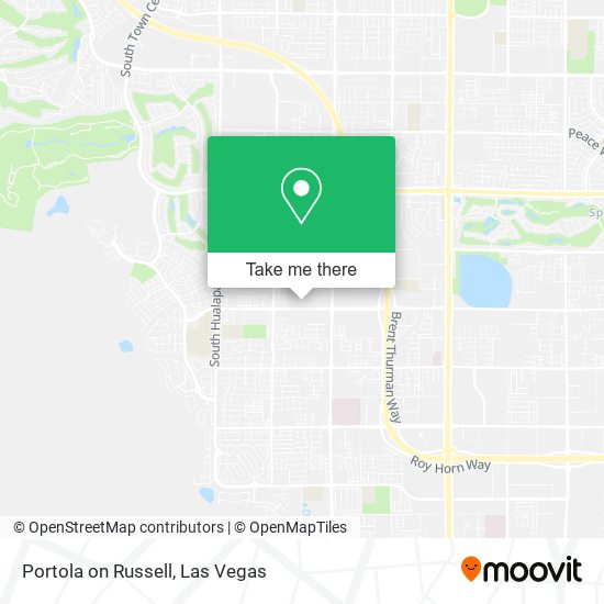 Portola on Russell map