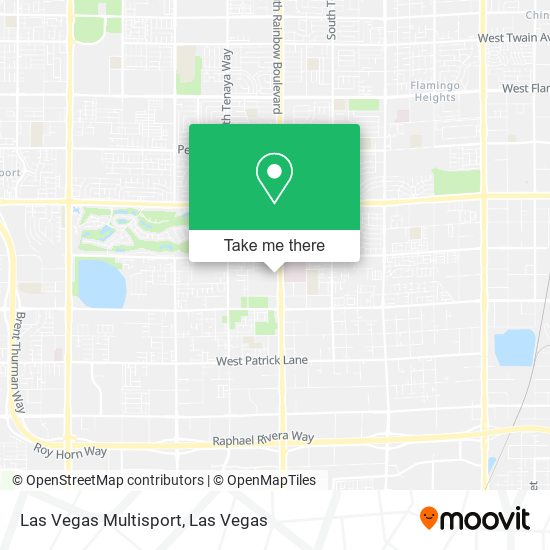 Las Vegas Multisport map