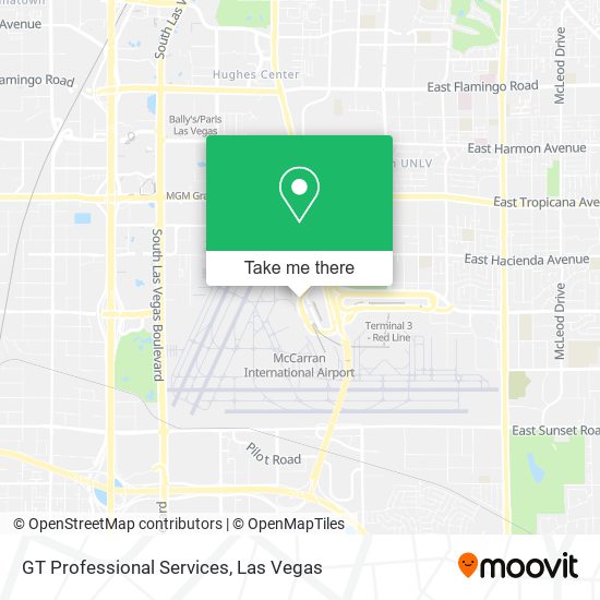 GT Professional Services map