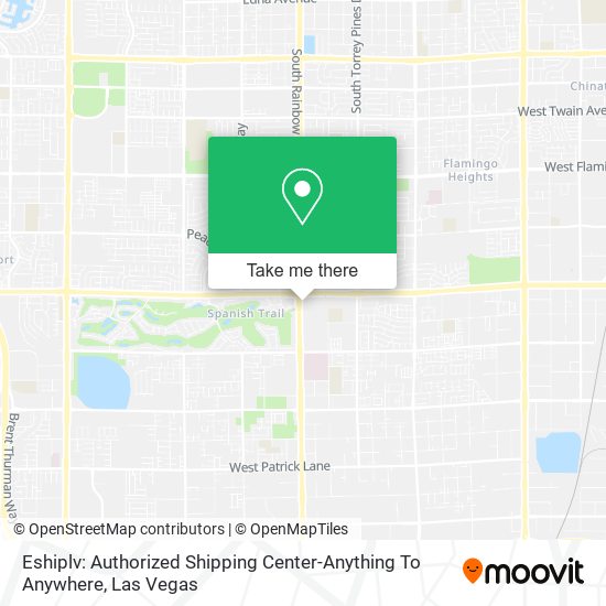 Mapa de Eshiplv: Authorized Shipping Center-Anything To Anywhere