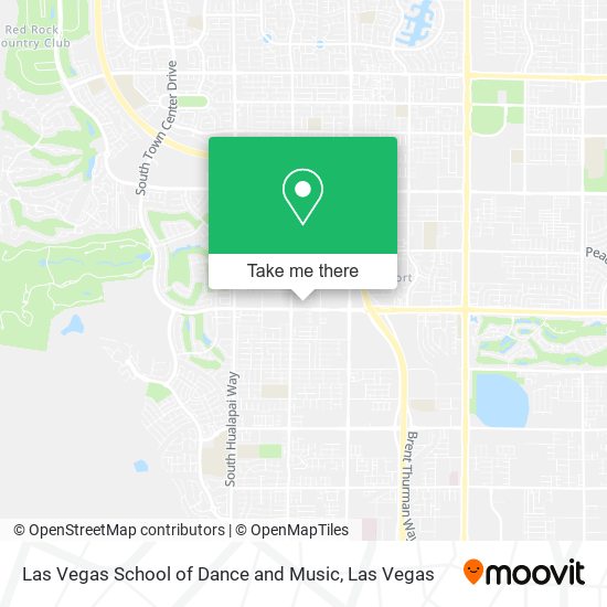 Mapa de Las Vegas School of Dance and Music