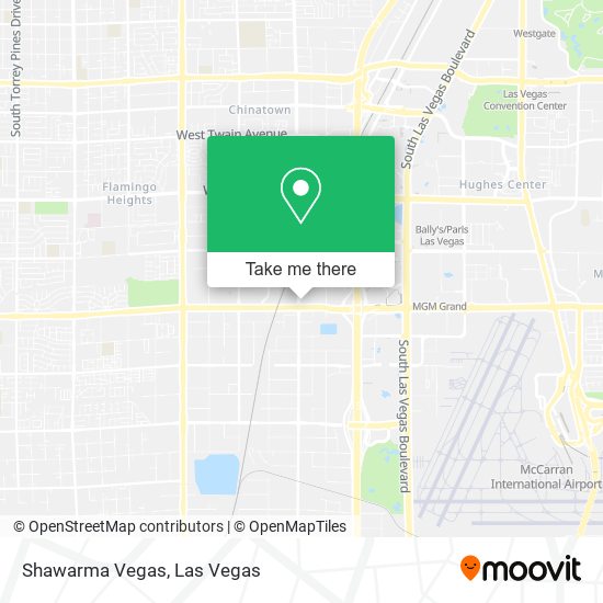 Mapa de Shawarma Vegas