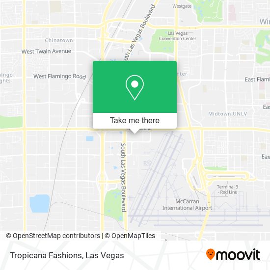 Tropicana Fashions map