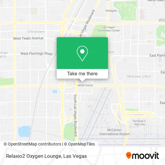 Relaxio2 Oxygen Lounge map