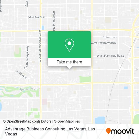 Advantage Business Consulting Las Vegas map