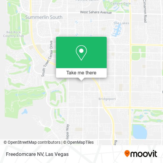 Freedomcare NV map