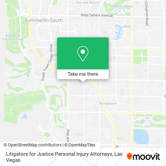 Litigators for Justice Personal Injury Attorneys map