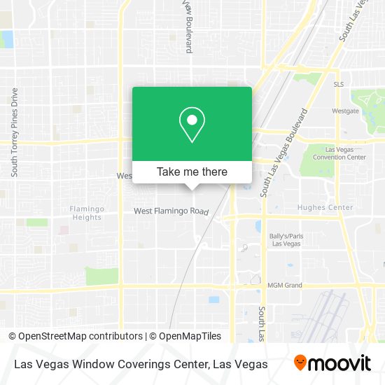 Las Vegas Window Coverings Center map