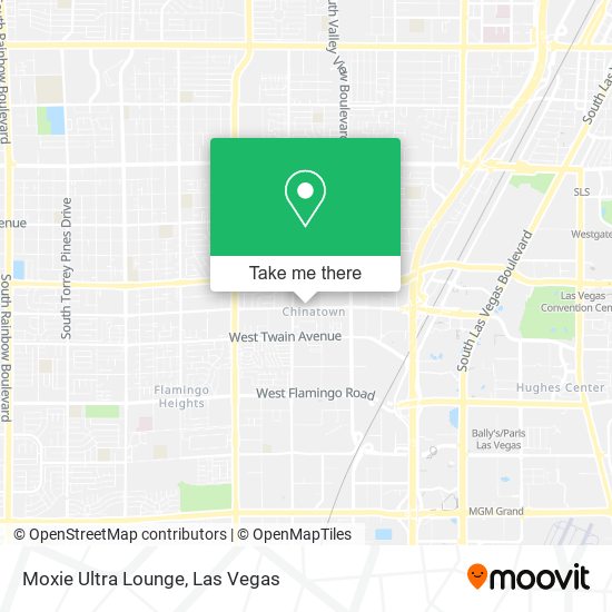 Mapa de Moxie Ultra Lounge