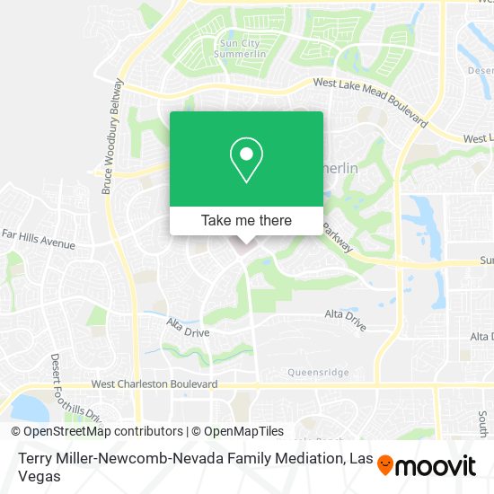 Terry Miller-Newcomb-Nevada Family Mediation map