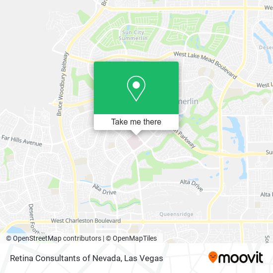 Mapa de Retina Consultants of Nevada