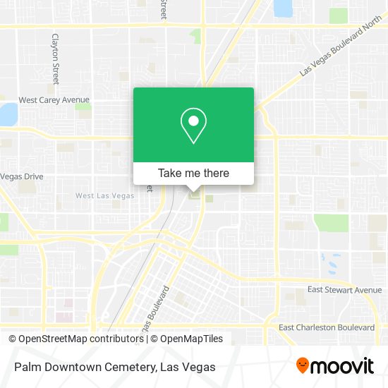 Palm Downtown Cemetery map