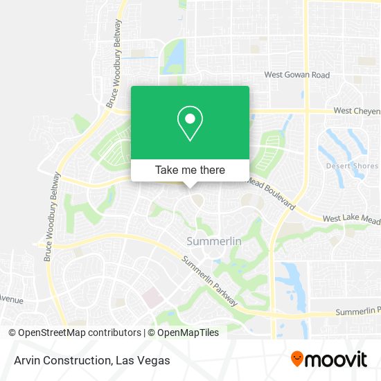 Arvin Construction map