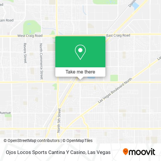 Ojos Locos Sports Cantina Y Casino map