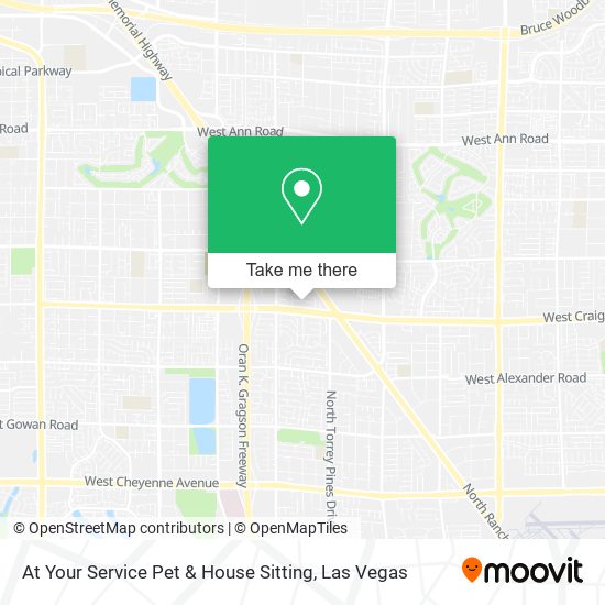 At Your Service Pet & House Sitting map