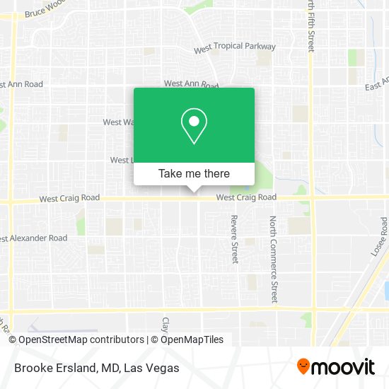 Mapa de Brooke Ersland, MD